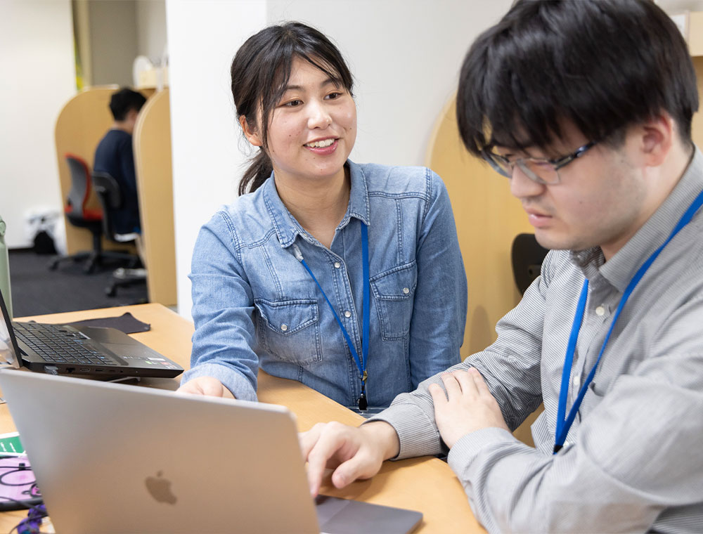 スタッフとの面談のイメージ