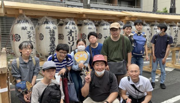 祇園祭「綾傘鉾」の見学にいってまいりました！