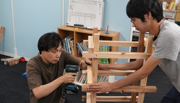 展示会に向けて！「ねぶた作り」開始！！