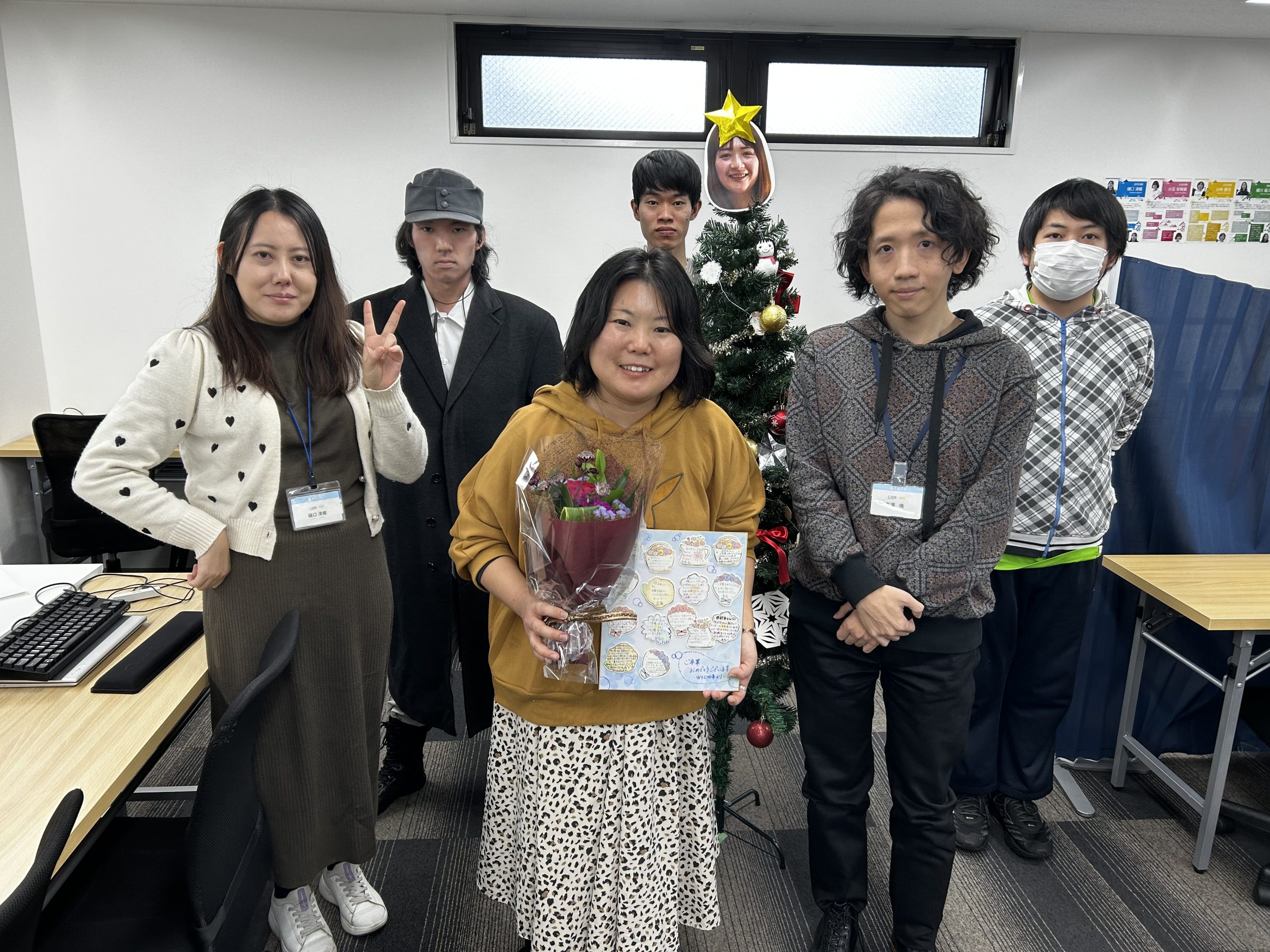 CRAワークサポートセンター四条より1名の方が卒業されました