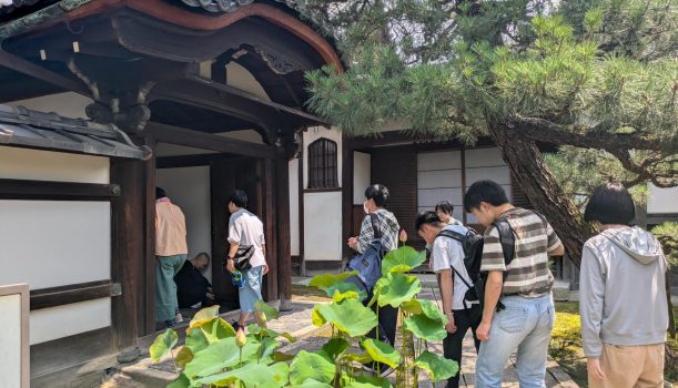 普段とはひと味違う体験！退耕庵で坐禅会を行いました