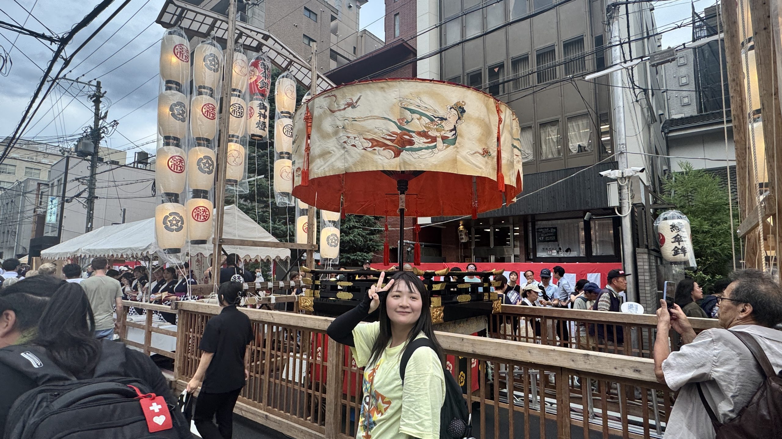 多くの人の想いが込められた「綾傘鉾」