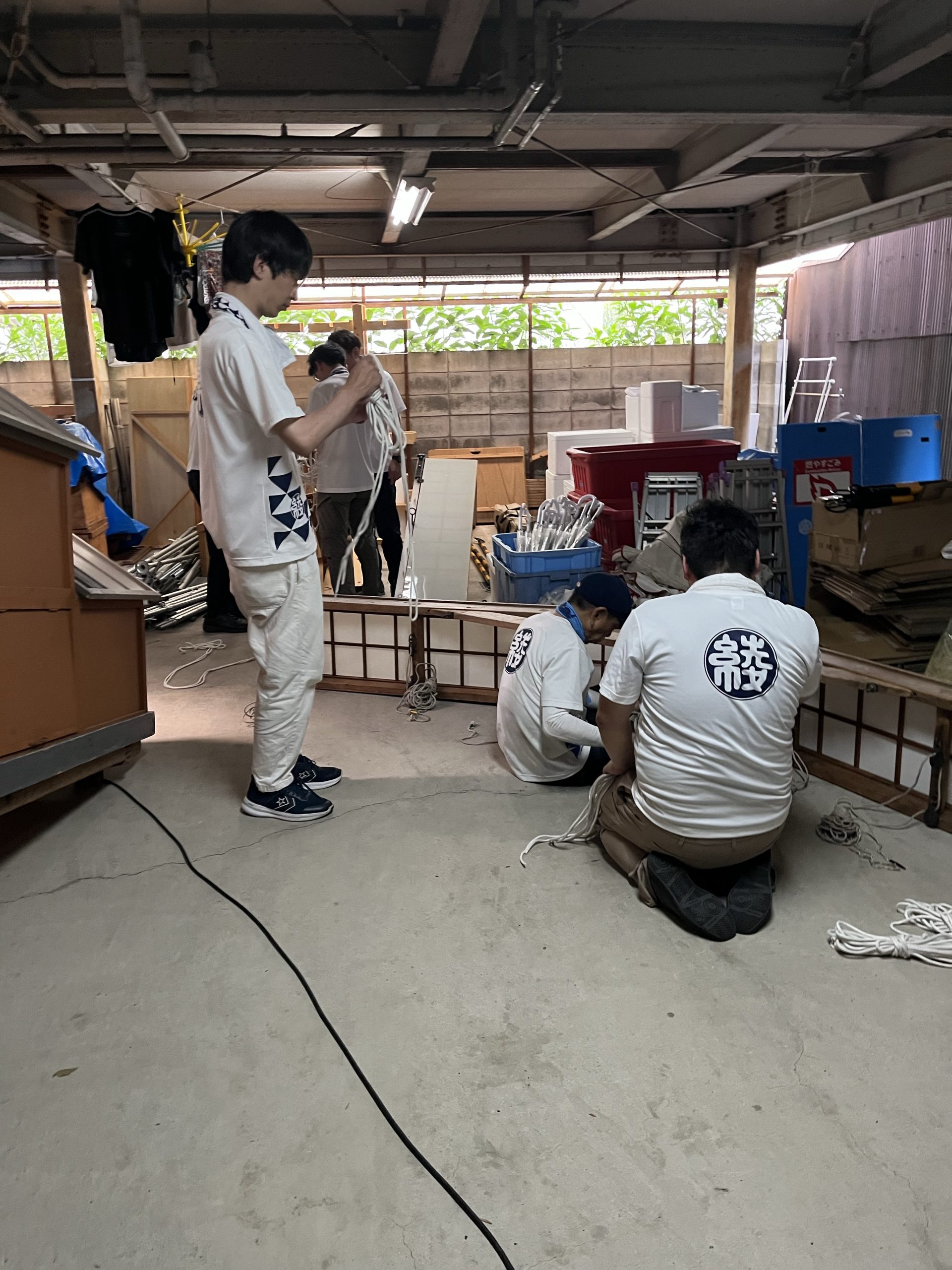 京都の伝統を未来へ。綾傘鉾の建て方に携わりました