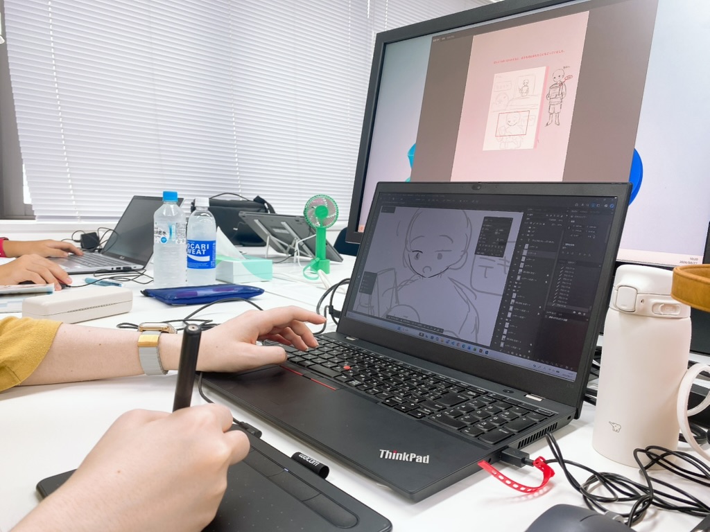 デザイン作業を見せてもらいました(/ω・＼)